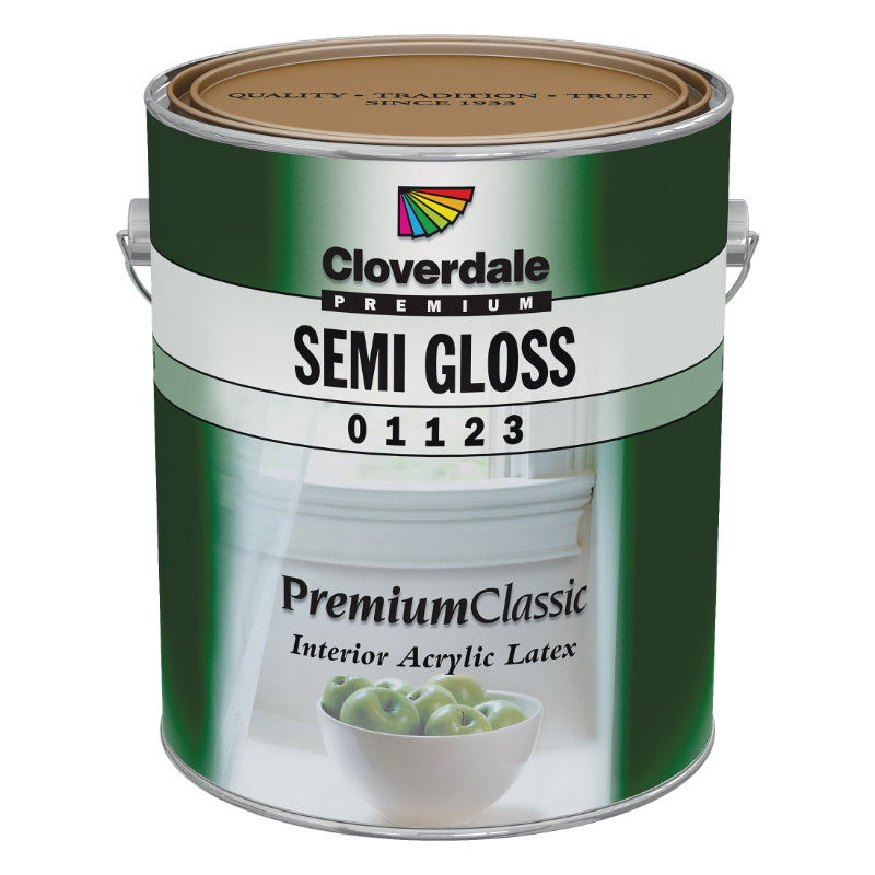 Cloverdale Paint Premium Classic Interior Acrylic Latex, Semi-Gloss