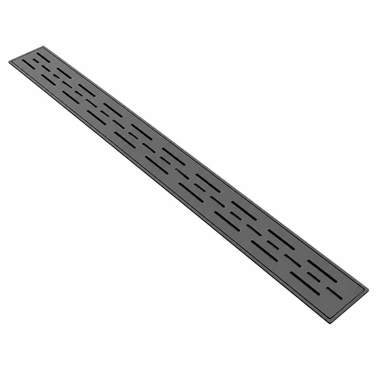 24'' Linear Shower Drain Rainline Pattern