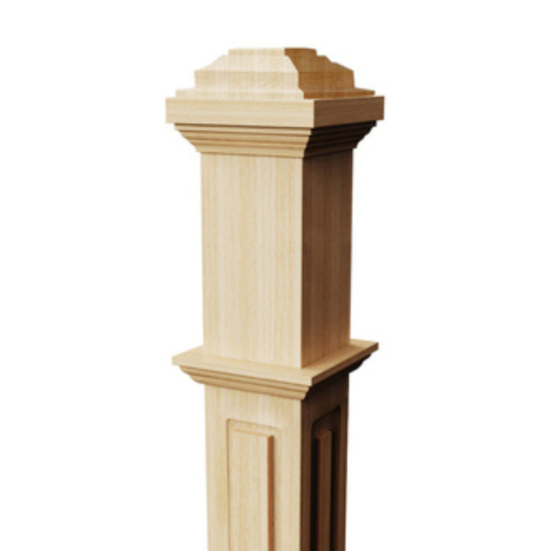 Oak Stair Post Model: F7