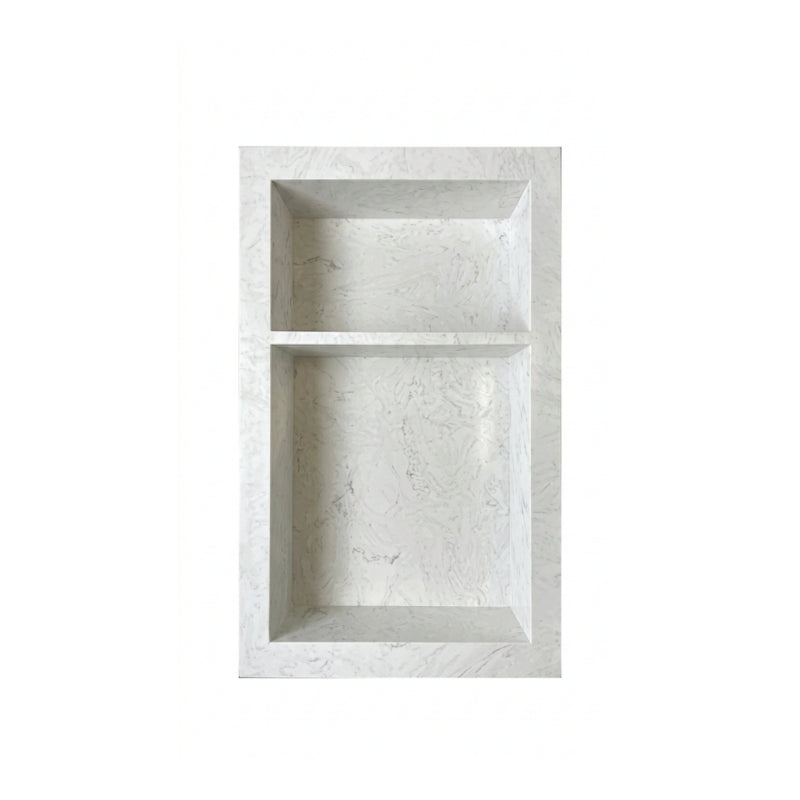 Bathroom Niche Quartz Jazz White 16''×24''