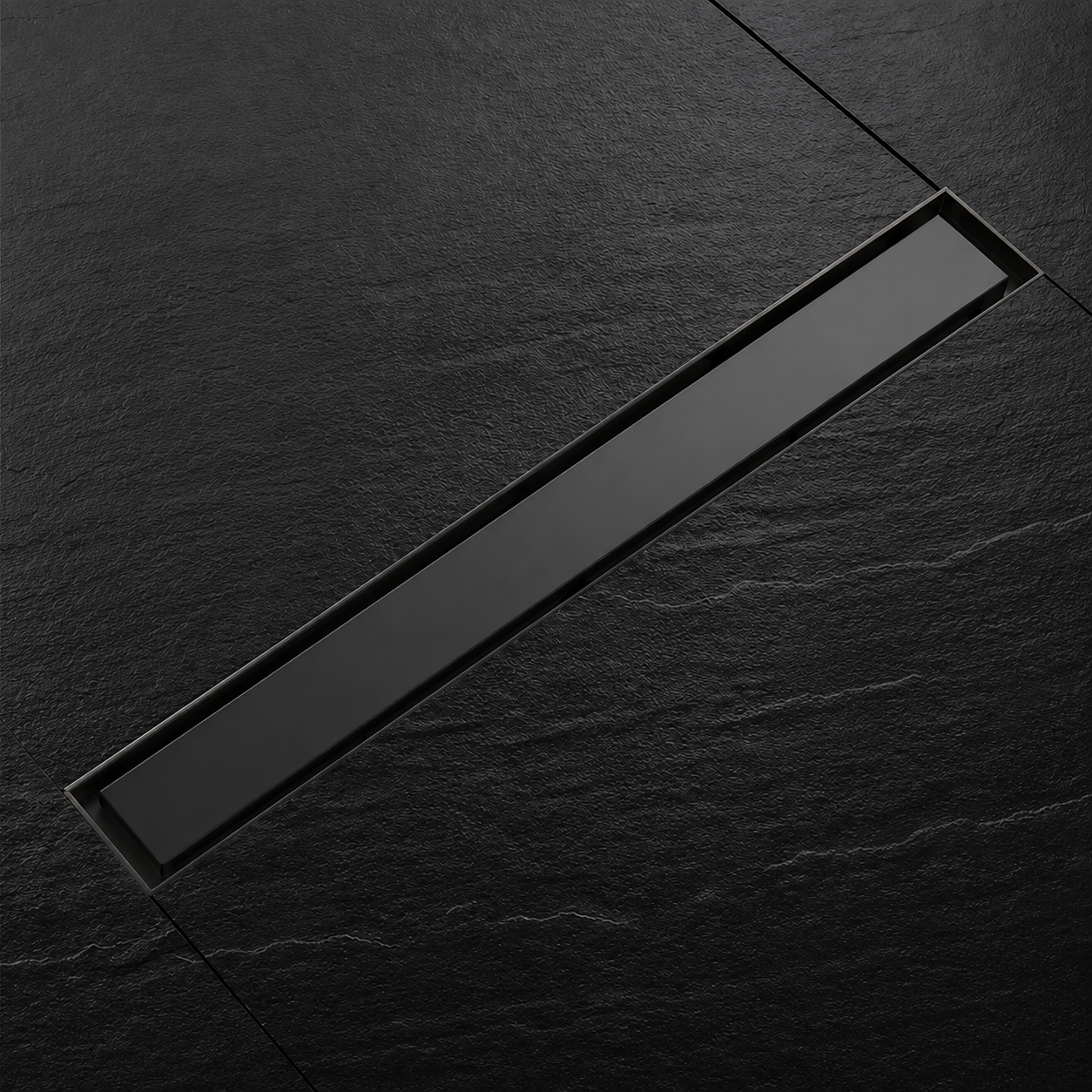 24'' Linear Shower Drain With Tile Insert Grate