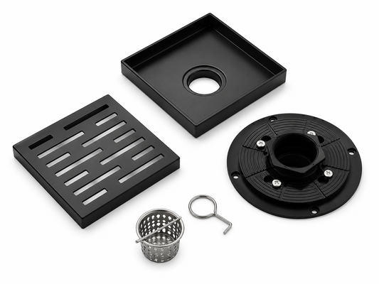 Shower Drain Rainline Pattern