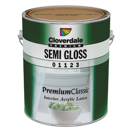 Cloverdale Paint Premium Classic Interior Acrylic Latex, Semi-Gloss