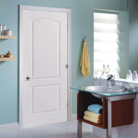 2 Panel Arch Texture Hollow Door