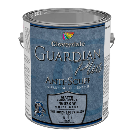 Cloverdale Paint Guardian Plus Anti-Scuff 100% Acrylic Interior Enamel, Matte