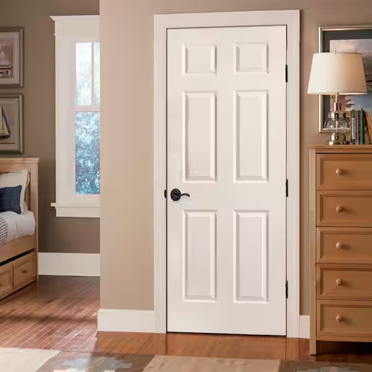 6 Panel Texture Hollow Door