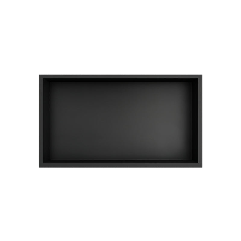 Bathroom Niche Quartz Pure White / Black 16''×24''