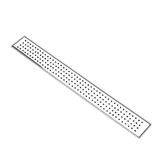 24'' Linear Shower Drain Brushed Linear Shower Drain