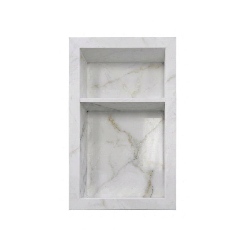 Bathroom Niche Quartz Calacatta Gold 16''×24''