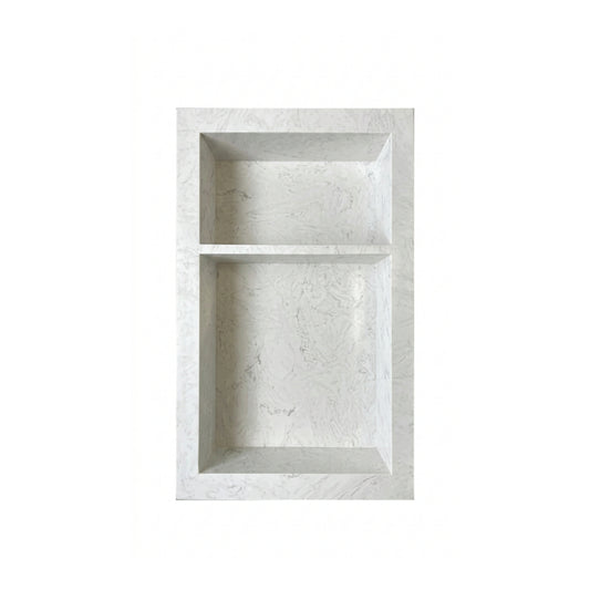 Bathroom Niche Quartz Jazz White 16''×24''