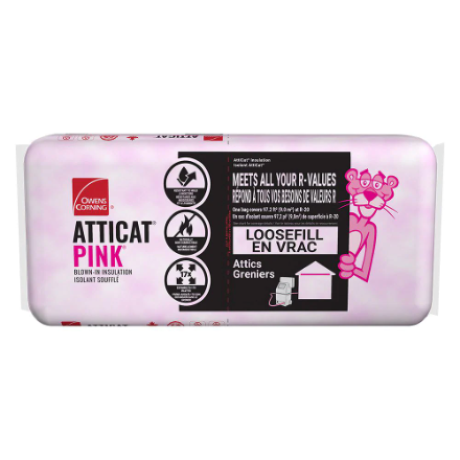 Owens Corning AttiCat Expanding PINK FIBERGLAS Blown-In Insulation (32.6 sq.ft.)