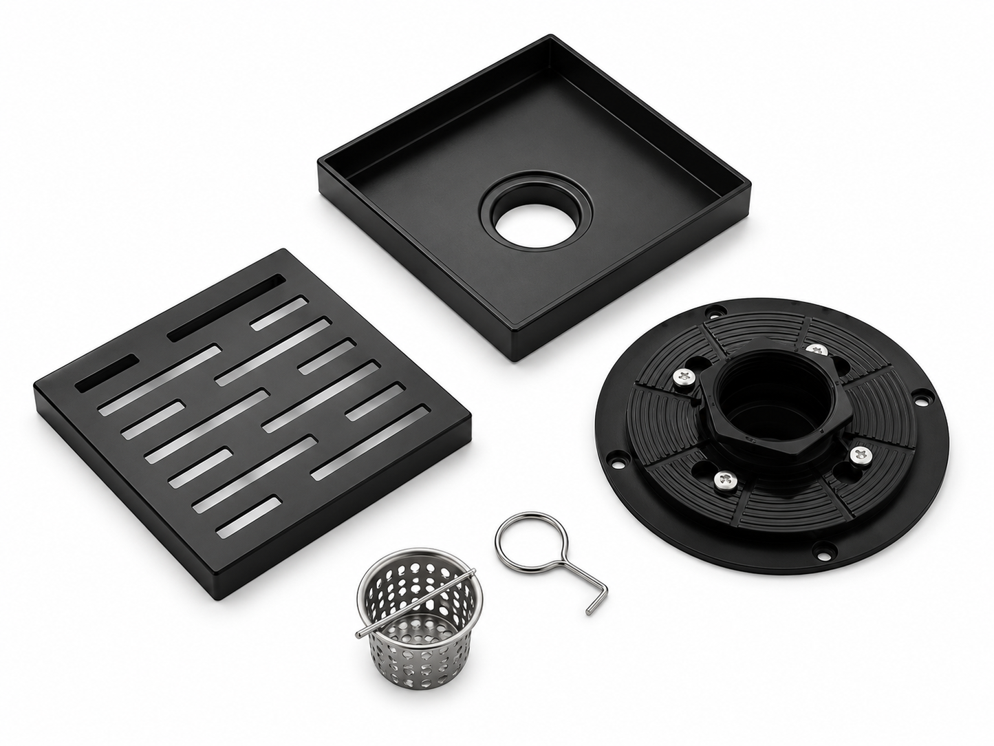 Shower Drain Rainline Pattern