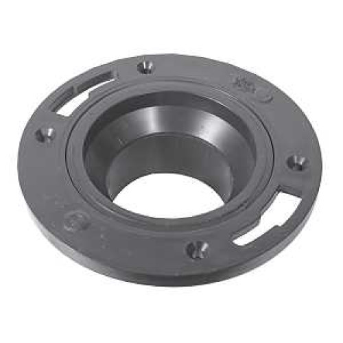4 X 3 ABS DWV Closet Flange With A Molded Test Plate