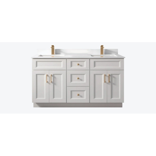 60” / 72“ Double Sink Solid Wood Vanity